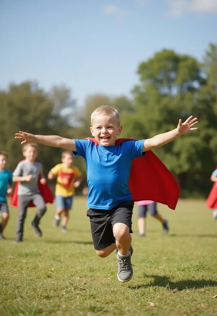 25 Epic Outdoor Party Ideas for Kids That Will Make You the Coolest Parent! - 15. Superhero Training Camp