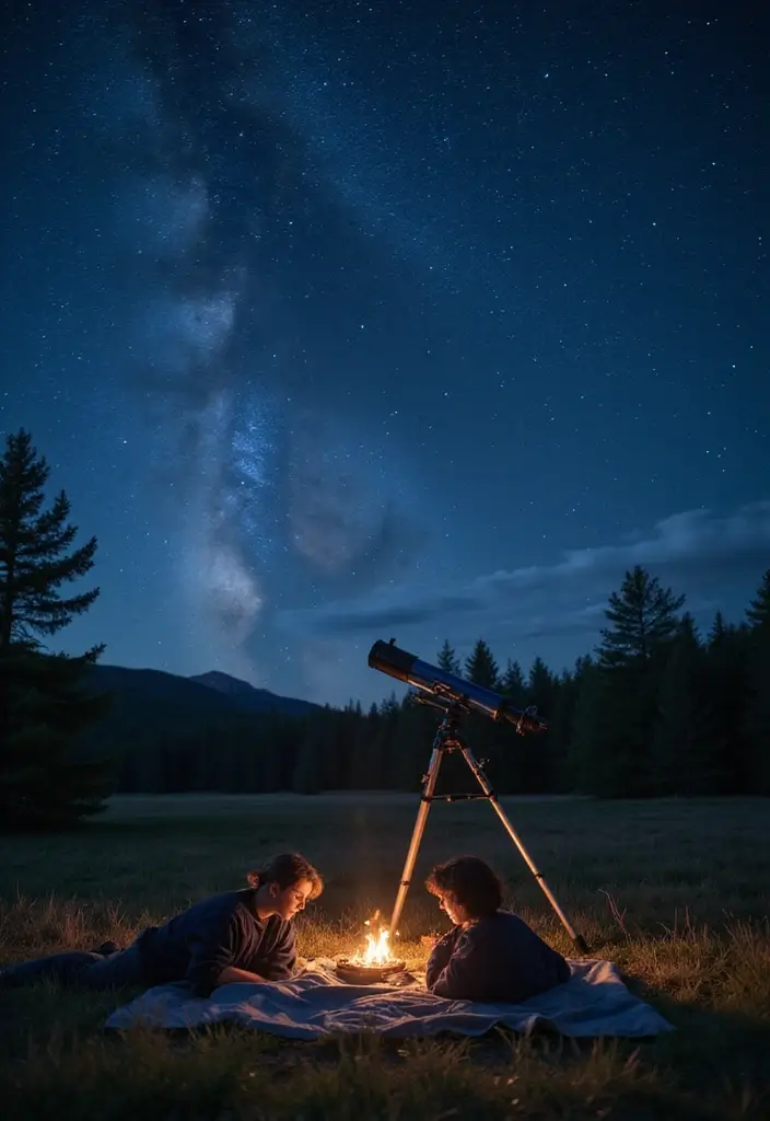 15 Unforgettable Outdoor Party Ideas for Adults That Will Light Up Your Backyard! - 15. Star Gazing Night