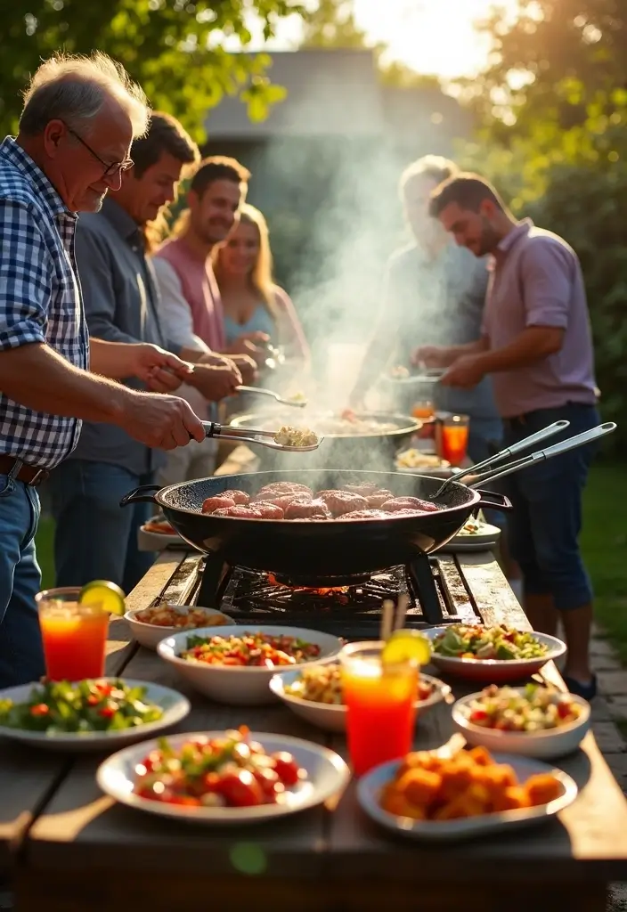 15 Unforgettable Outdoor Party Ideas for Adults That Will Light Up Your Backyard! - 3. BBQ Cook-Off