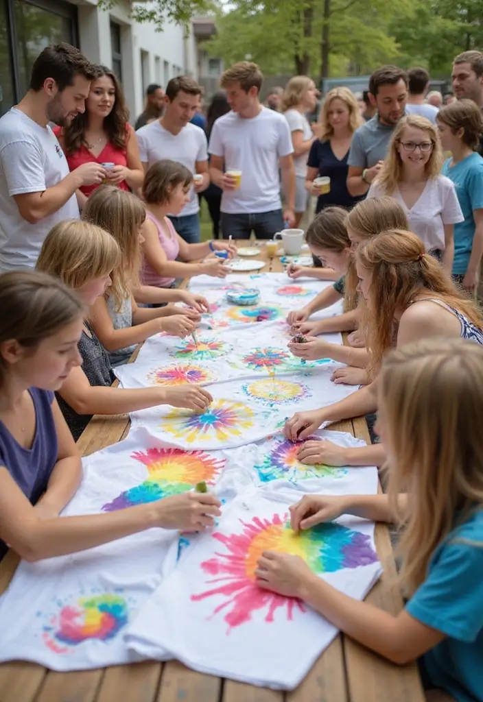 21 Outdoor Summer Party Ideas That Will Make You the Host Everyone Talks About! - 17. DIY Tie-Dye Party