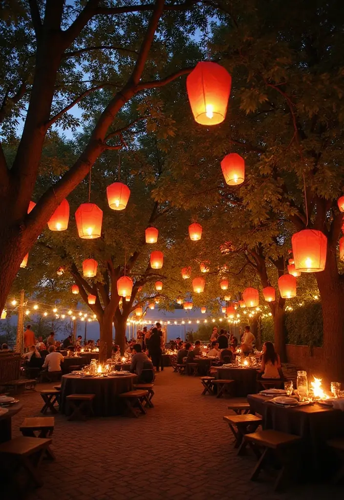 Outdoor Party Ideas at Night: 10 Unique Ways to Celebrate Under the Stars! - 9. Whimsical Lantern Festival