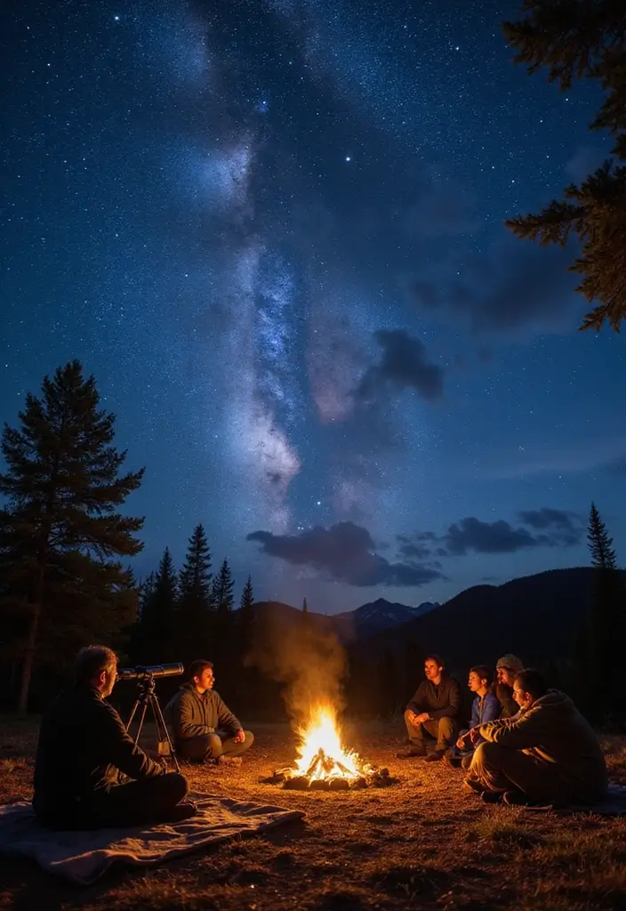 21 Outdoor Summer Party Ideas That Will Make You the Host Everyone Talks About! - 16. Stargazing Night