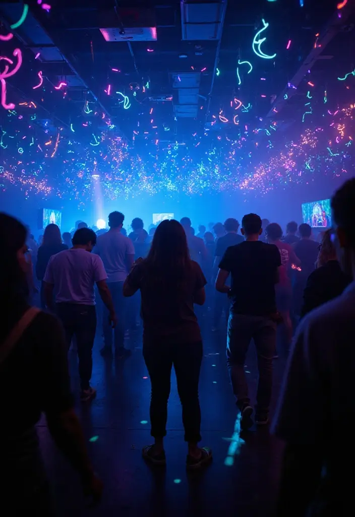 21 Outdoor Summer Party Ideas That Will Make You the Host Everyone Talks About! - 21. Glow-in-the-Dark Party