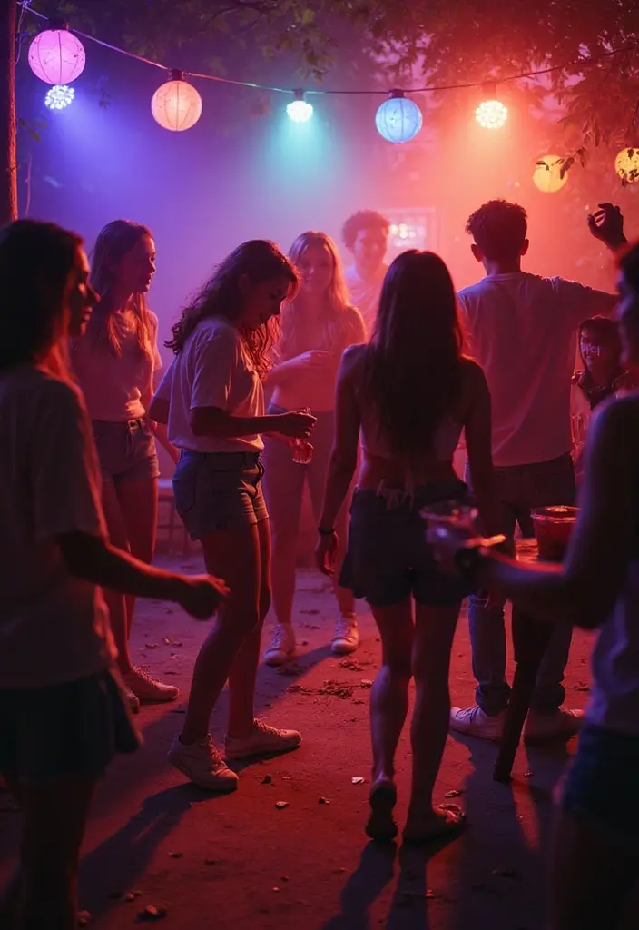 12 Backyard Party Ideas for Teens That Will Blow Their Minds (You Won't Want to Miss #6!) - 12. Backyard Dance Party