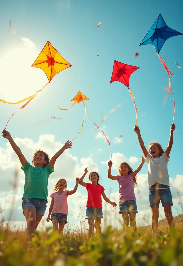 25 Epic Outdoor Party Ideas for Kids That Will Make You the Coolest Parent! - 22. DIY Kite Party