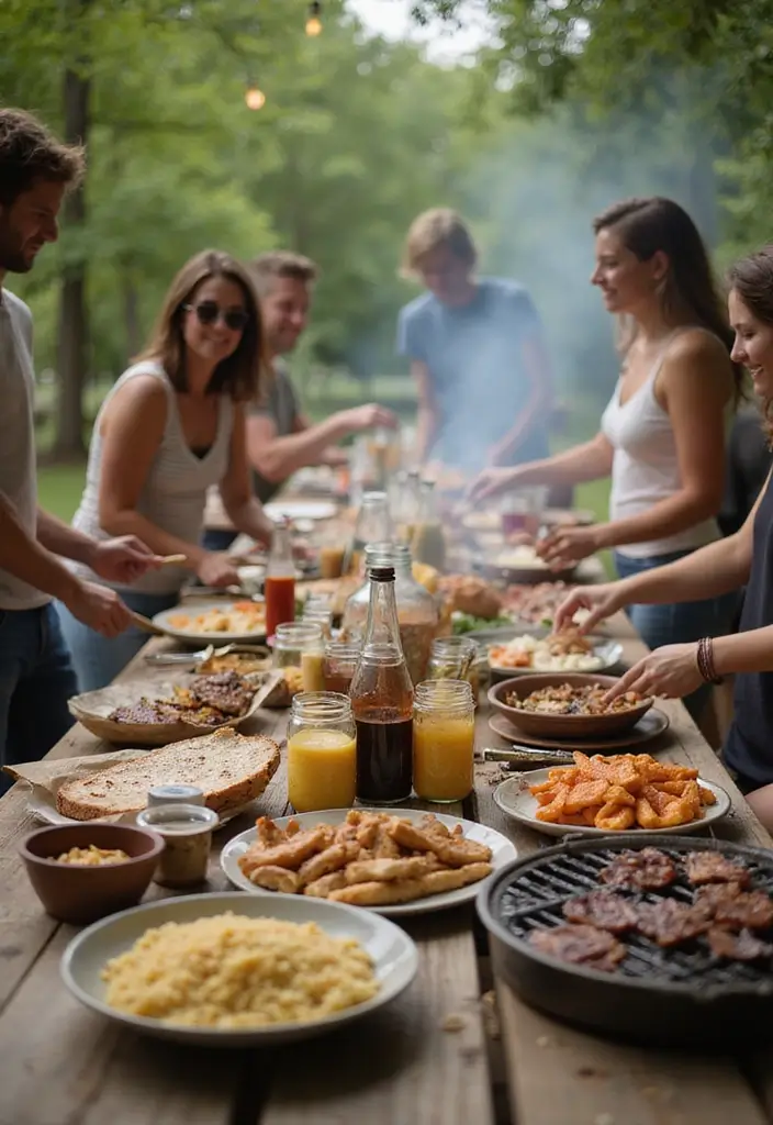Outdoor Party Ideas at Night: 10 Unique Ways to Celebrate Under the Stars! - 6. Rustic BBQ Bash