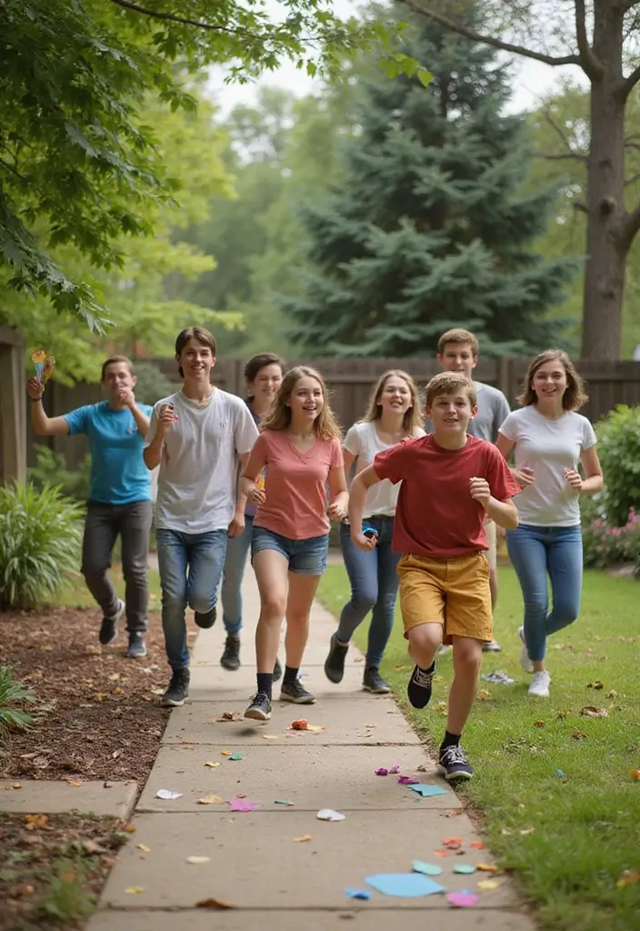 12 Backyard Party Ideas for Teens That Will Blow Their Minds (You Won't Want to Miss #6!) - 8. Scavenger Hunt Adventure