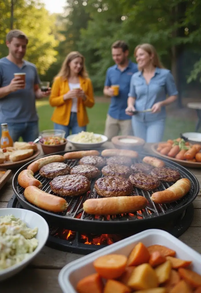 21 Outdoor Summer Party Ideas That Will Make You the Host Everyone Talks About! - 5. Outdoor BBQ Extravaganza