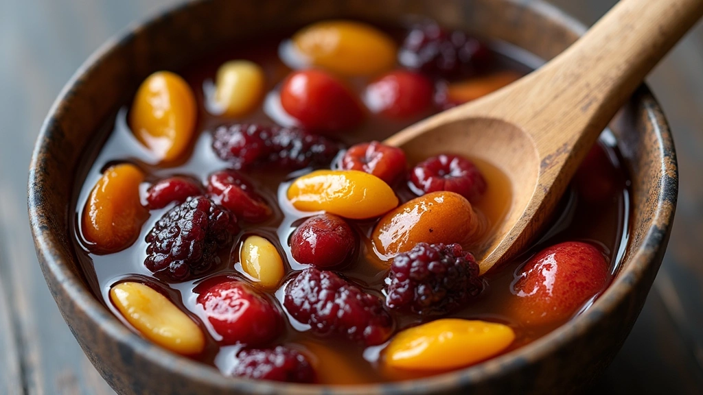 Bake the Ultimate Christmas Plum Cake: Nutty, Dense, and Moist - Step 1: Prepare Fruit Mixture