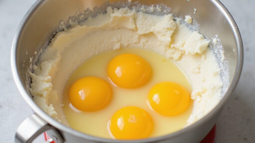 Bake the Ultimate Christmas Plum Cake: Nutty, Dense, and Moist - Step 5: Add Eggs