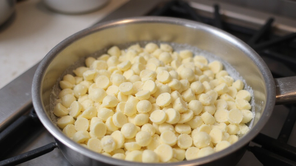 Best Peppermint Bark Recipe: Layered Chocolate and Peppermint Crunch - Step 5: Melt White Chocolate