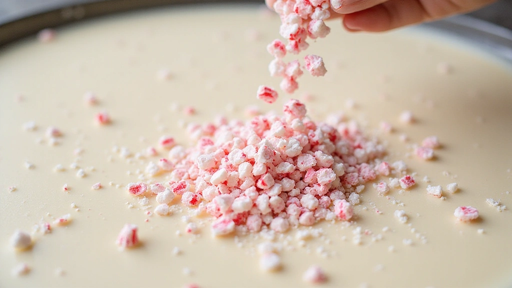 Best Peppermint Bark Recipe: Layered Chocolate and Peppermint Crunch - Step 7: Add Crushed Peppermint