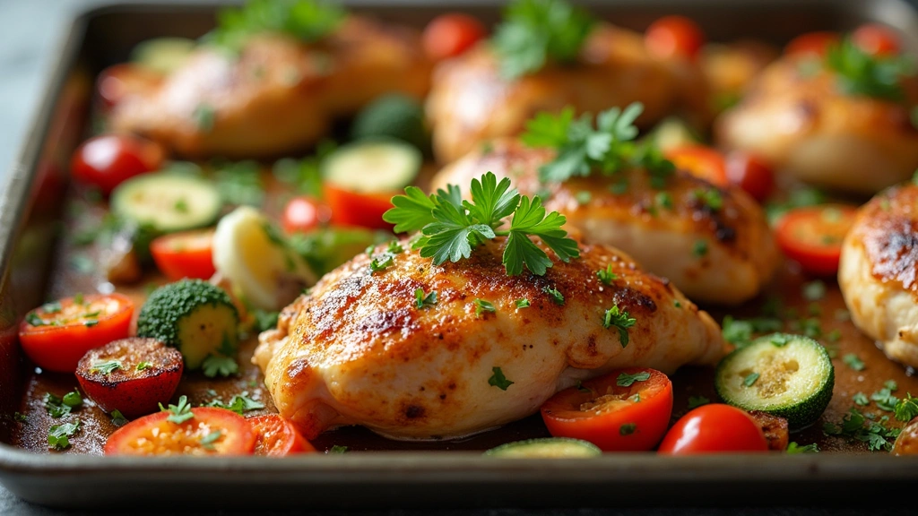 Chicken and Chickpea Tray Bake Recipe: Easy Sheet-Pan Dinner in 30 Minutes - Step 7: Garnish