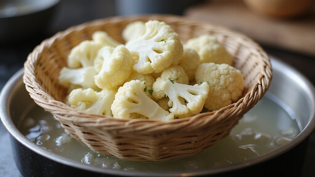 Creamy Vegan Alfredo Sauce: Nut-Free Cauliflower Recipe You’ll Love - Step 2: Steam Cauliflower