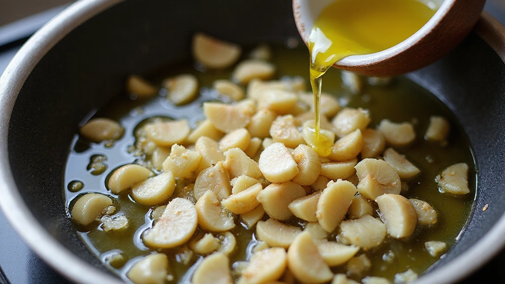Creamy Vegan Alfredo Sauce: Nut-Free Cauliflower Recipe You’ll Love - Step 3: Sauté Garlic
