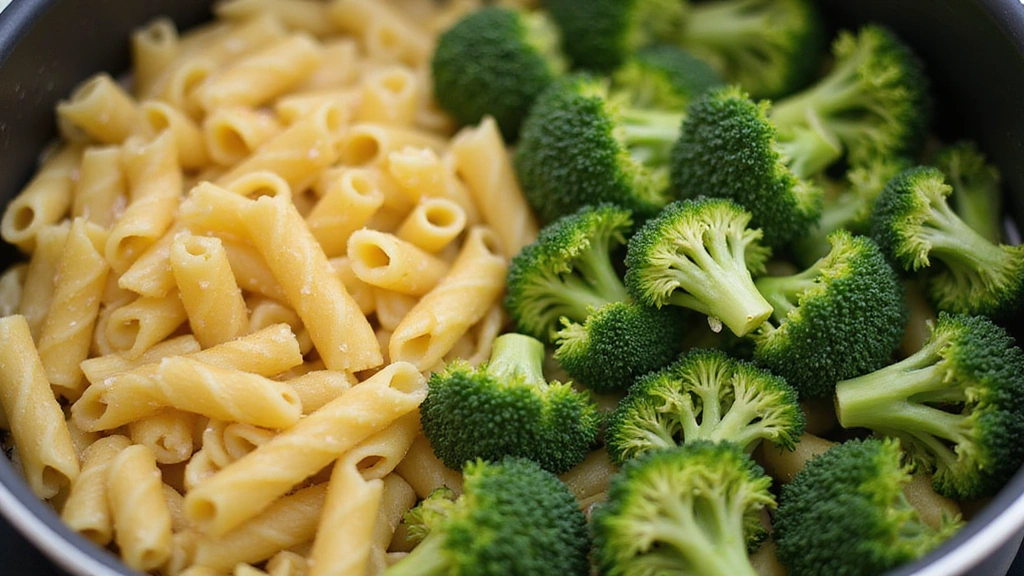 Creamy Vegan Broccoli & Shells: A Comforting Plant-Based Delight - Step 3: Add Broccoli