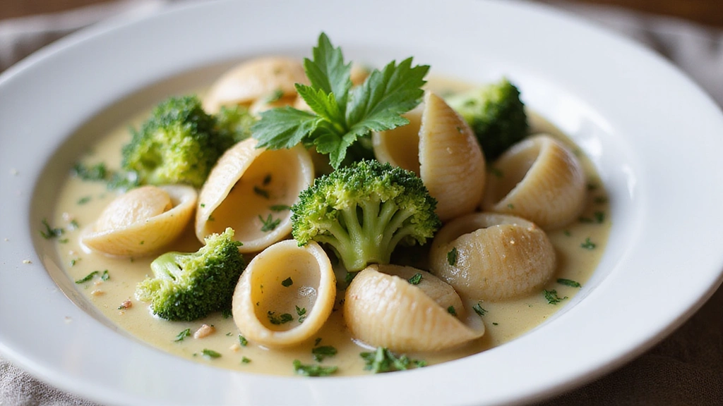 Creamy Vegan Broccoli & Shells: A Comforting Plant-Based Delight - Step 8: Serve