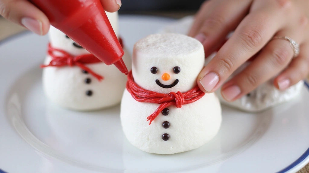 Create Magical Snowman Marshmallow Pops: Perfect for Winter Parties - Step 6: Add Scarves