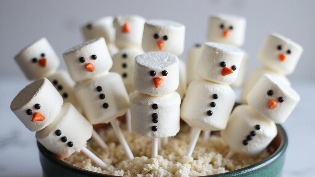 Create Magical Snowman Marshmallow Pops: Perfect for Winter Parties - Step 8: Serve and Enjoy