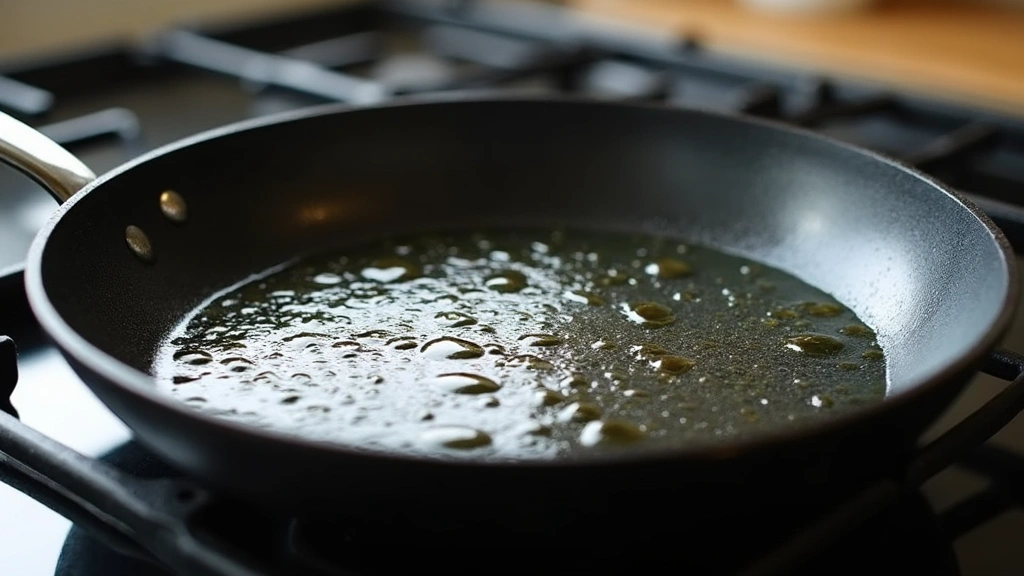 Crispy Bean & Rice Folded Wrap: Quick, Easy, and Delicious - Step 4: Heat the Skillet