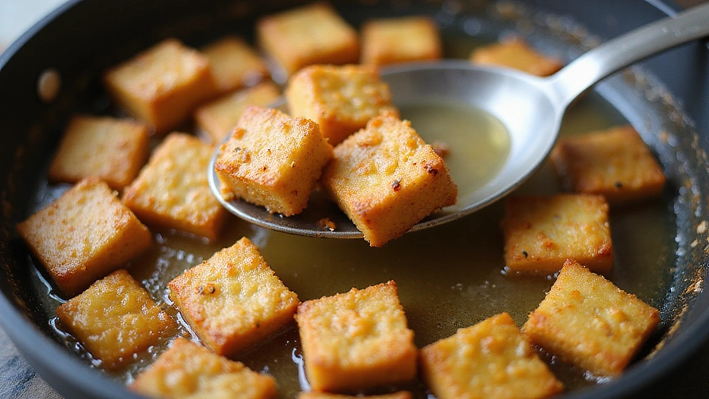 Crispy Spicy Popcorn Tofu Nuggets: A Perfect Snack for Any Occasion - Step 6: Fry the Tofu Nuggets