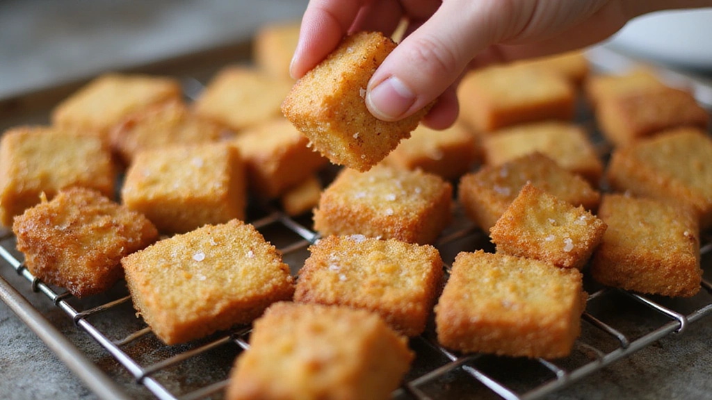 Crispy Spicy Popcorn Tofu Nuggets: A Perfect Snack for Any Occasion - Step 7: Drain and Season