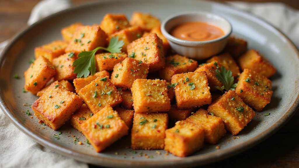 Crispy Spicy Popcorn Tofu Nuggets: A Perfect Snack for Any Occasion - Step 8: Serve and Enjoy