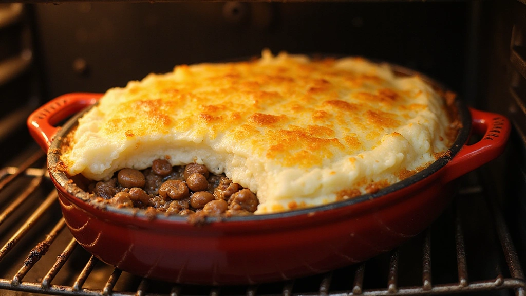 Delicious Vegan Lentil Shepherd's Pie: Healthy & Satisfying - Step 7: Bake the Pie