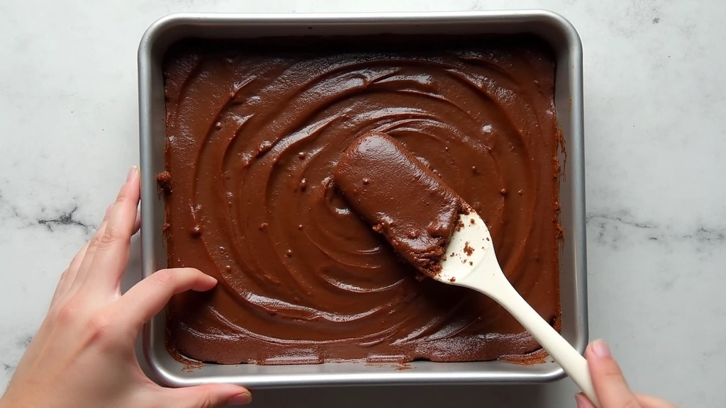 Easy 30-Minute Vegan Brownies: Quick, Rich, and Chocolatey - Step 6: Transfer to Baking Pan