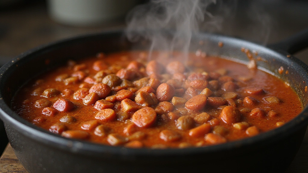 Easy Chilli Baked Potatoes: A Quick and Flavorful Weeknight Meal - Step 6: Simmer Chili