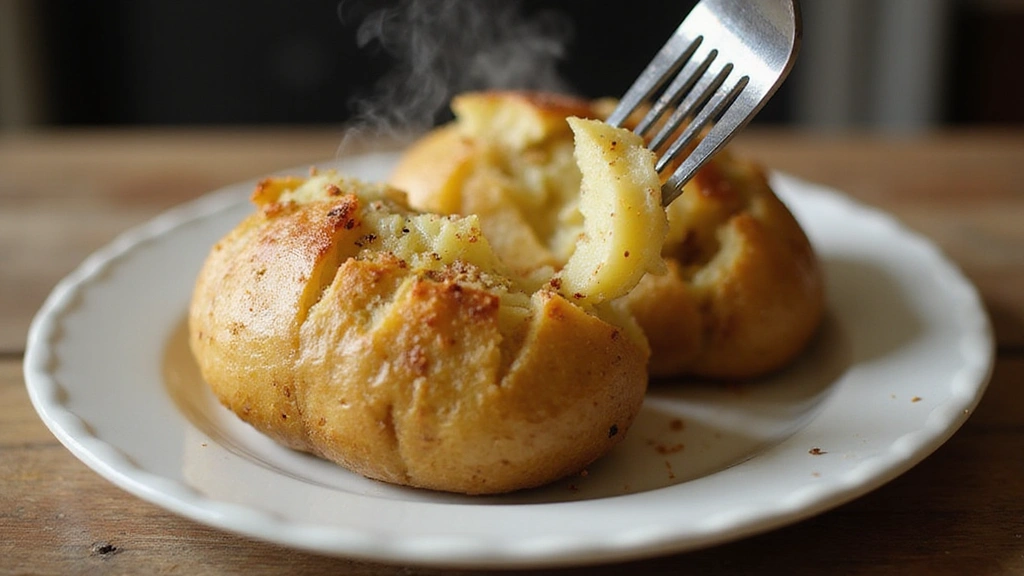 Easy Chilli Baked Potatoes: A Quick and Flavorful Weeknight Meal - Step 7: Fluff Potatoes
