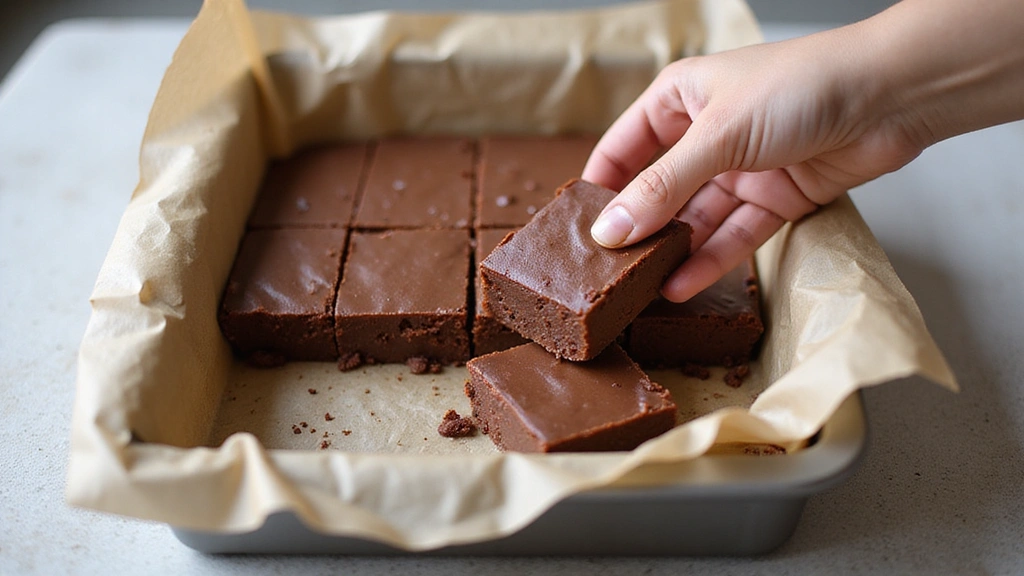 Easy No-Bake Nutella Fudge Bars (Vegan & Gluten-Free) - Step 7: Cut into Bars