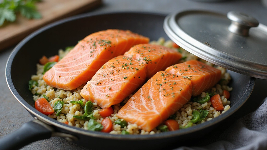 Easy One-Pot Recipe: Salmon with Miso, Turmeric, and Coconut Rice - Step 5: Cook the Salmon