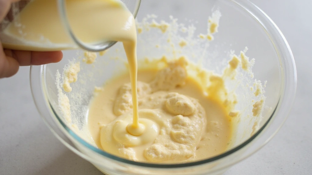 Festive Eggnog Sugar Cookies: Soft, Chewy, and Full of Flavor - Step 4: Incorporate Eggnog
