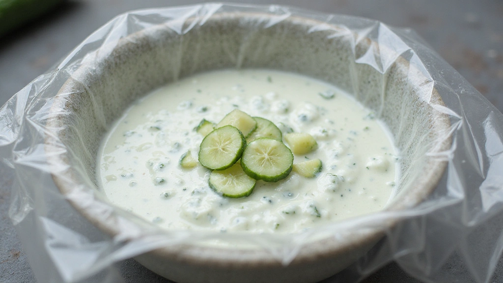 Fresh Cucumber Yogurt Sauce for Smashed Beef Kebabs: Perfect Pairing - Step 3: Chill the Sauce