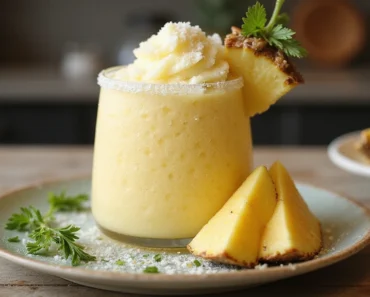 Frozen Virgin Piña Colada: Slushy Pineapple Coconut Mocktail