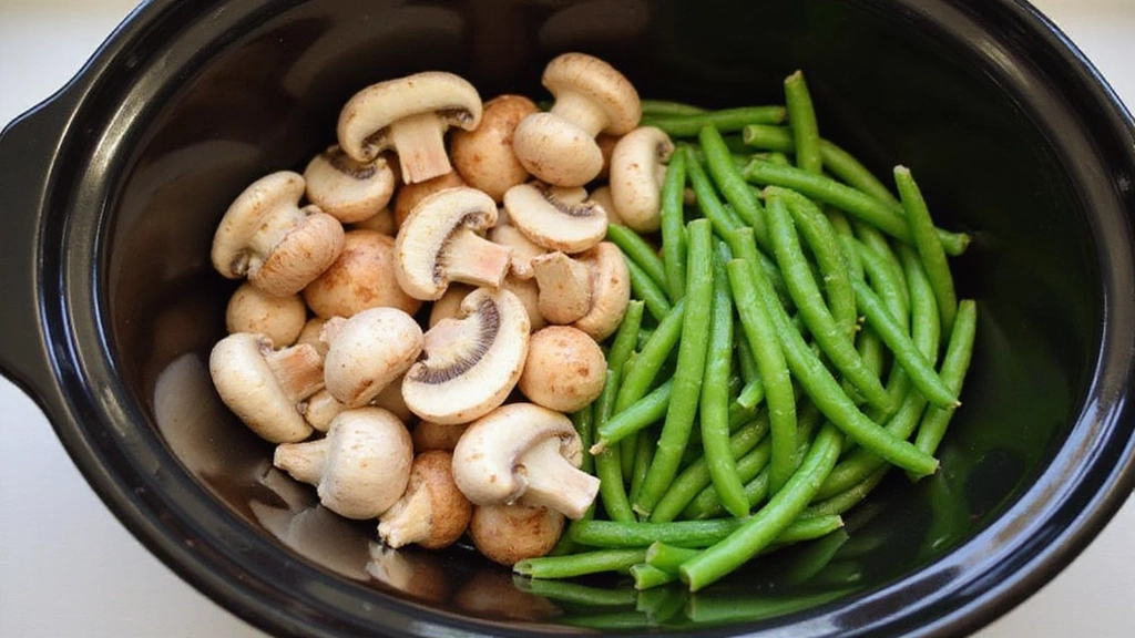 Garlic Butter Chicken in the Slow Cooker: One-Pot Weeknight Dinner - Step 4: Layer Vegetables in Slow Cooker
