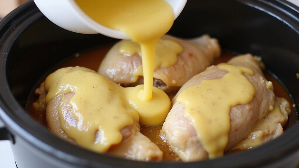 Garlic Butter Chicken in the Slow Cooker: One-Pot Weeknight Dinner - Step 5: Pour Sauce Over Chicken