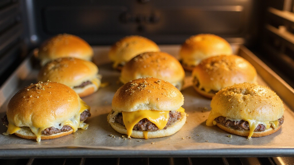 Garlic Parmesan Cheeseburger Bombs Recipe: Easy Stuffed Burgers for Entertaining - Step 7: Bake the Bombs