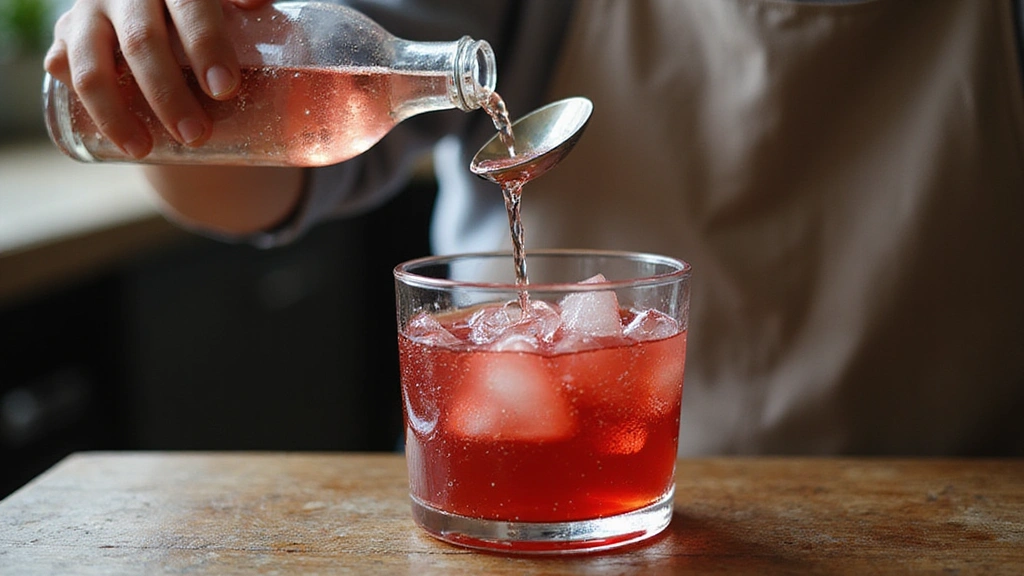 Homemade Diabolo Grenadine: Simple Steps to a Bright, Fizzy Drink - Step 3: Add Sparkling Water