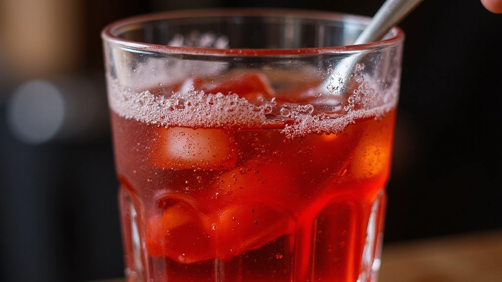 Homemade Diabolo Grenadine: Simple Steps to a Bright, Fizzy Drink - Step 4: Stir Gently
