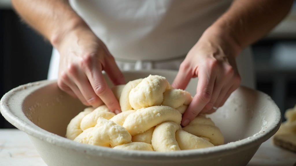 How to Make Delicious Sourdough Bread from Scratch: A Beginner's Journey - Step 3: Add Starter and Salt