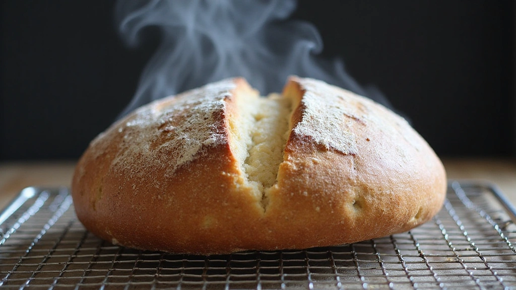 How to Make Delicious Sourdough Bread from Scratch: A Beginner's Journey - Step 9: Cool the Bread
