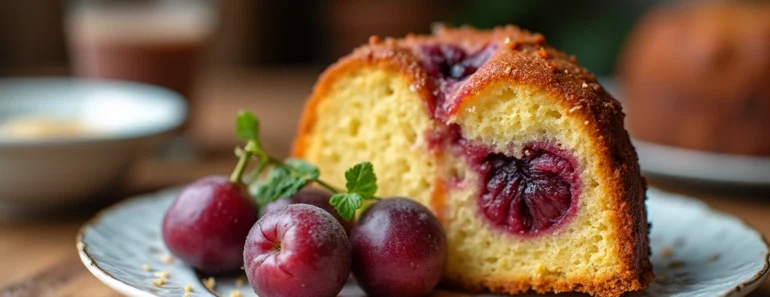 How to Make Moist and Flavorful Plum Cake from Scratch
