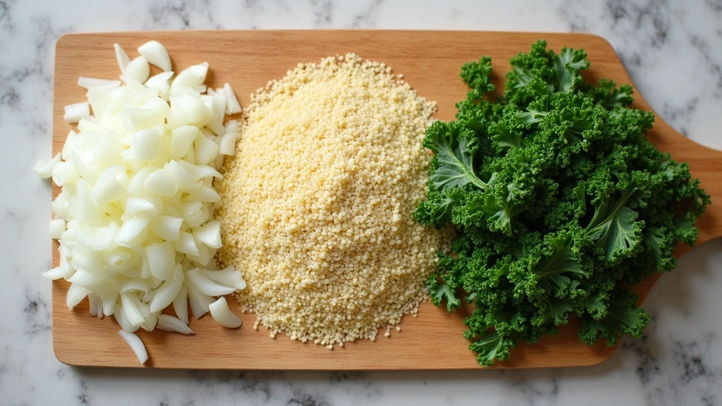 How to Make One-Pot Beans, Greens and Grains: 30-Minute Healthy Dinner - Step 1: Prepare Ingredients