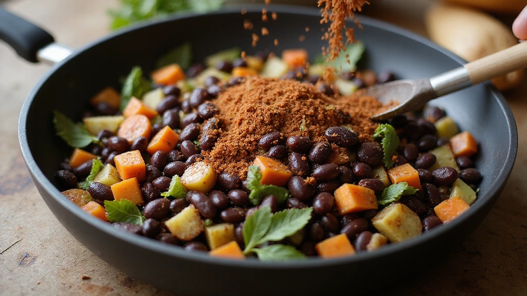 How to Whip Up Tasty Black Bean Sweet Potato Burritos in 30 Minutes - Step 4: Add Black Beans