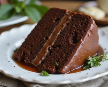 Make Irresistible Glazed Chocolate Gingerbread Cake for the Holidays