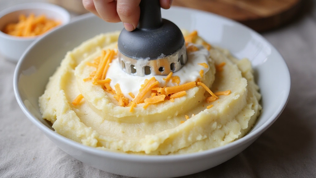 Make Irresistible Potatoes with Sour Cream & Crispy Bacon - Step 4: Mash the Potatoes
