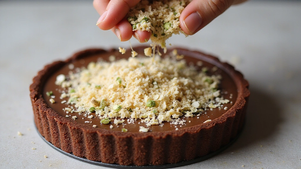 No-Bake Dubai Chocolate Bars: Quick, Fudgy & Crowd-Pleasing - Step 6: Add Topping to Bars