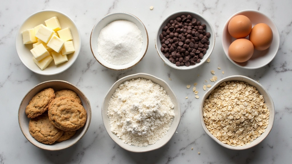 Oatmeal Chocolate Chip Cookies From Scratch: The Classic Recipe - Step 1: Prepare Ingredients